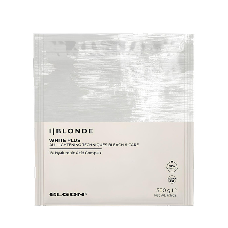 Бесцветная пудра белая Elgon De-Color I Blonde White Plus, 500 гр 500 мл